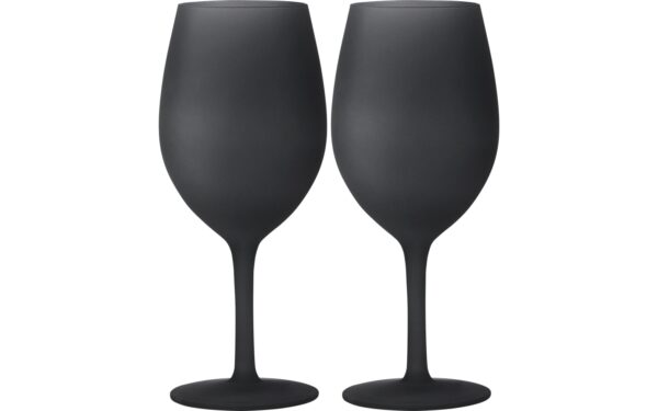 BICCHIERI WINEGLASS BLACKSATIN