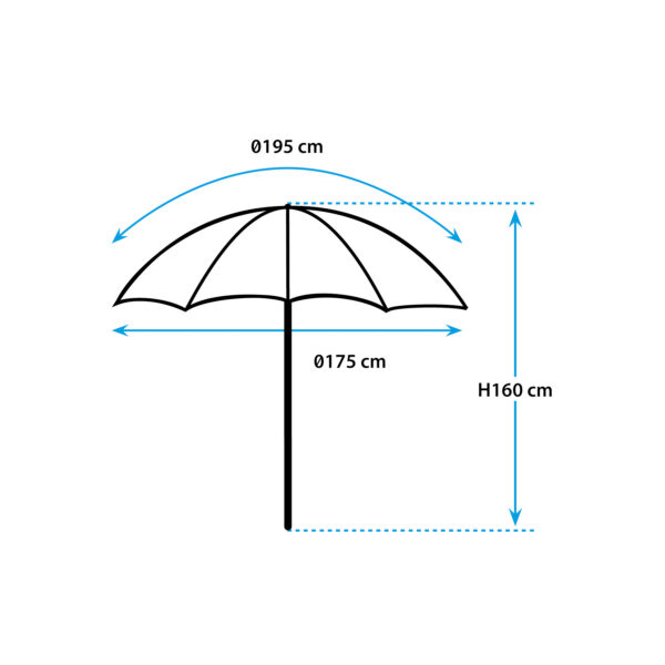 PARASOLE BEACH XL 200 - immagine 4